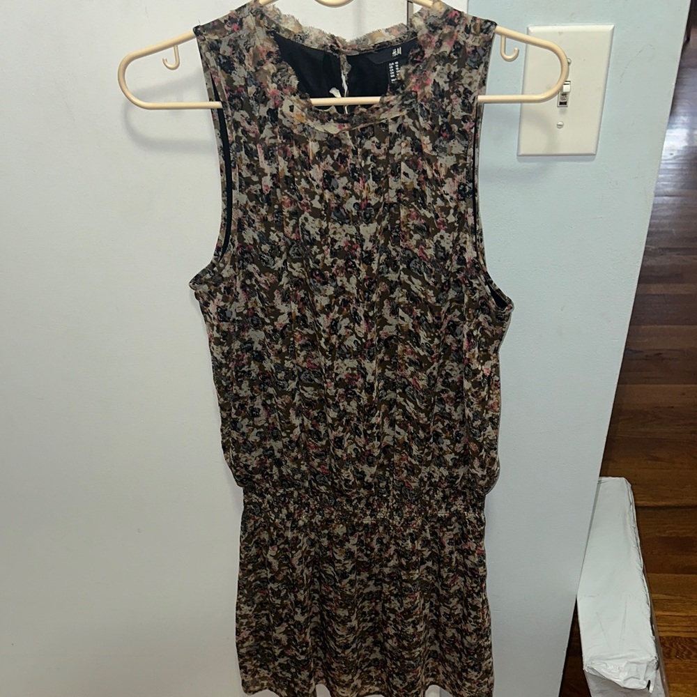 H&M Floral Sleeveless Dress - Multicolor